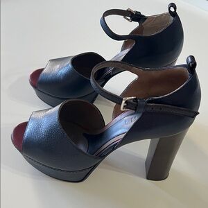 Marni - Elegant Navy Women's Platforms